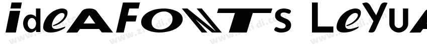 IdeaFonts LeYuan 85字体转换